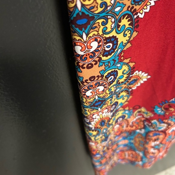 London Times Size 14 poly/spandex boho dress in excellent near new condition - Picture 4 of 13